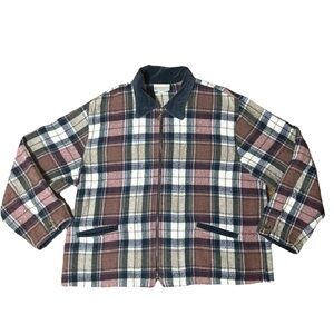 Coldwater Creek Plaid Jacket Size Large - SKU: 336